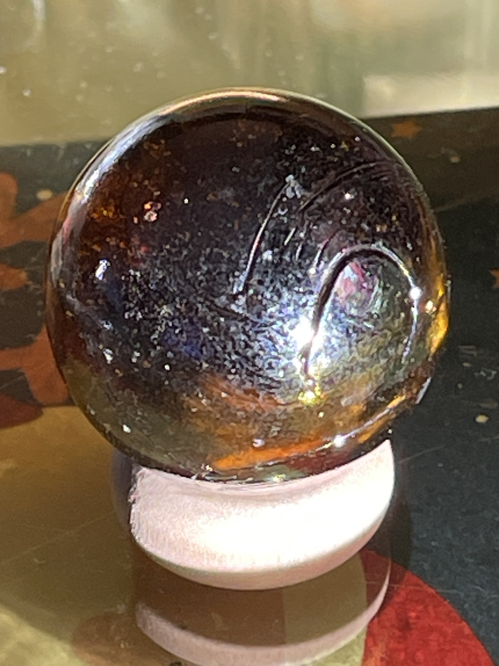 Root Beer Transparent by Master Marble, identification view