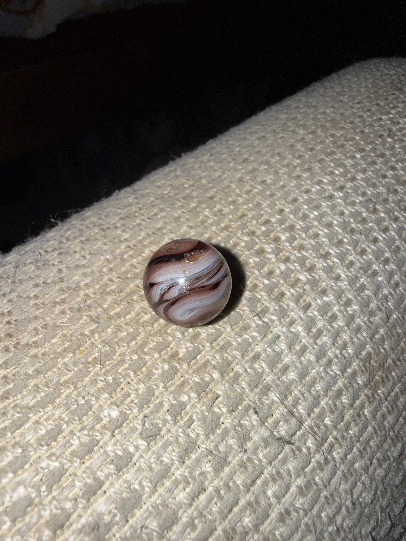 Brown Slag by Akro Agate
