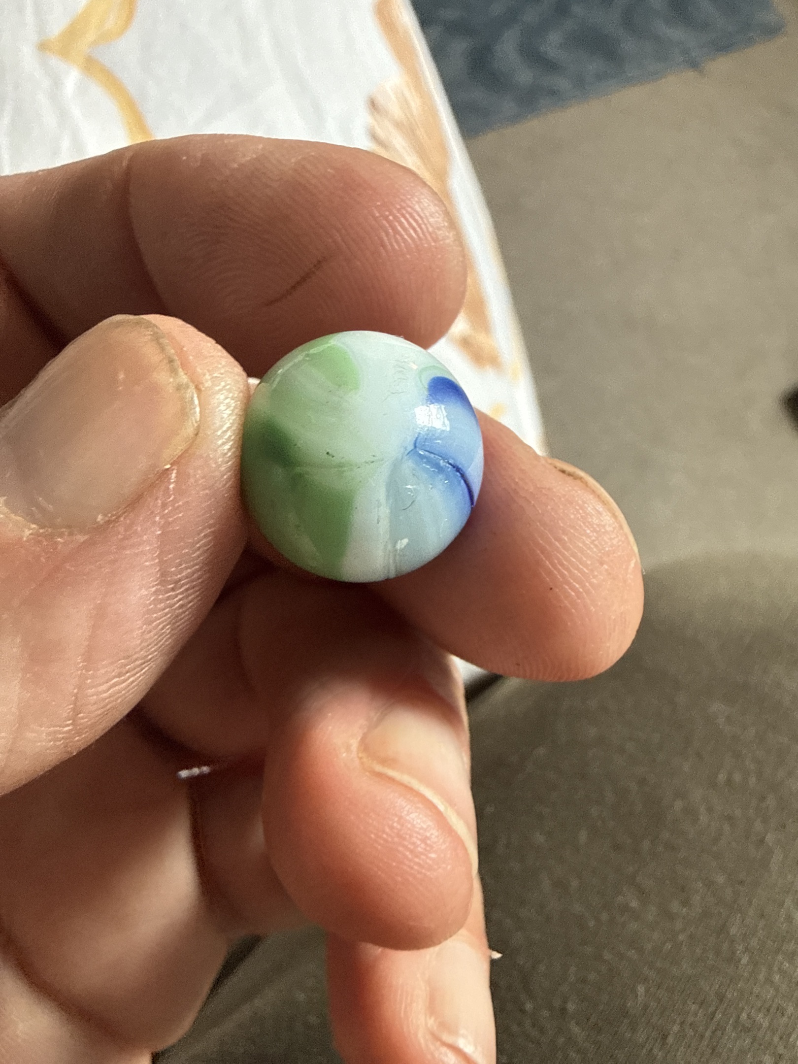 Parrot Tri-Color Patch by Vitro Agate, identification view