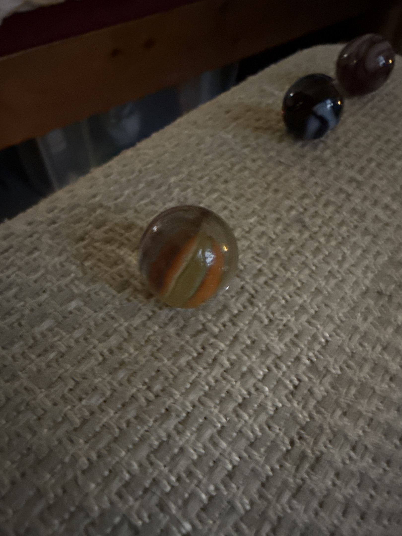 Tiger Cat's Eye - Orange with Yellow by Vitro Agate, identification view