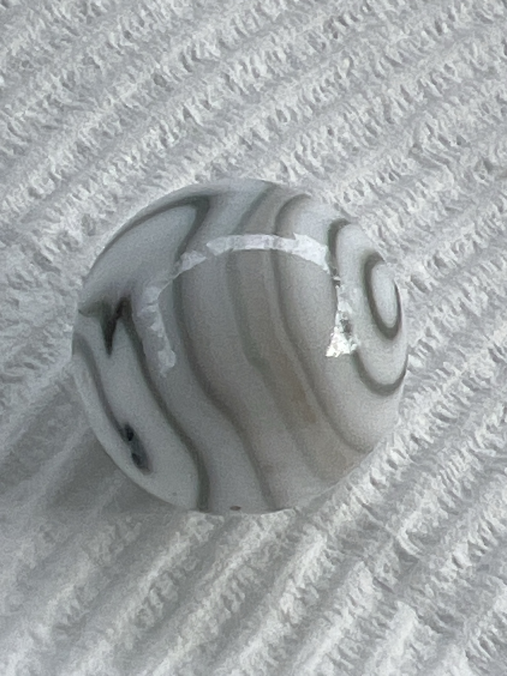 Grey Onyx Swirl by Akro Agate Company