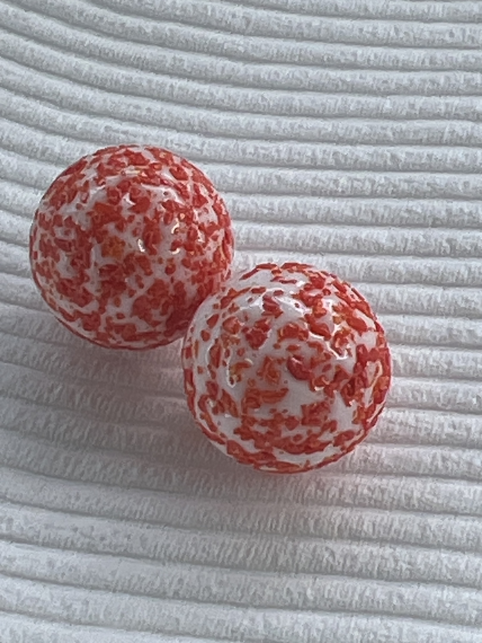 Red Confetti by Vacor de Mexico (Mega Marbles)