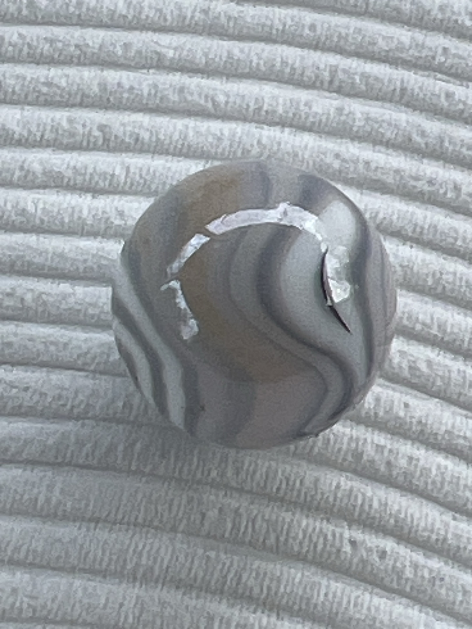 Banded Agate by German Hand-Ground (Idar-Oberstein)