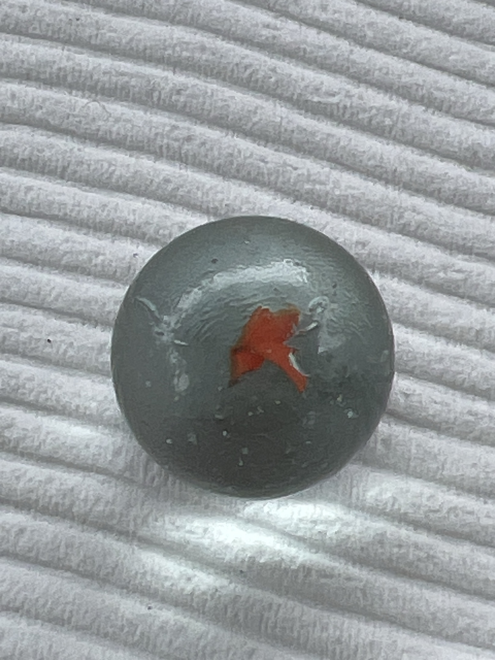 Single-Vane (Red/Orange) by Vitro Agate Company