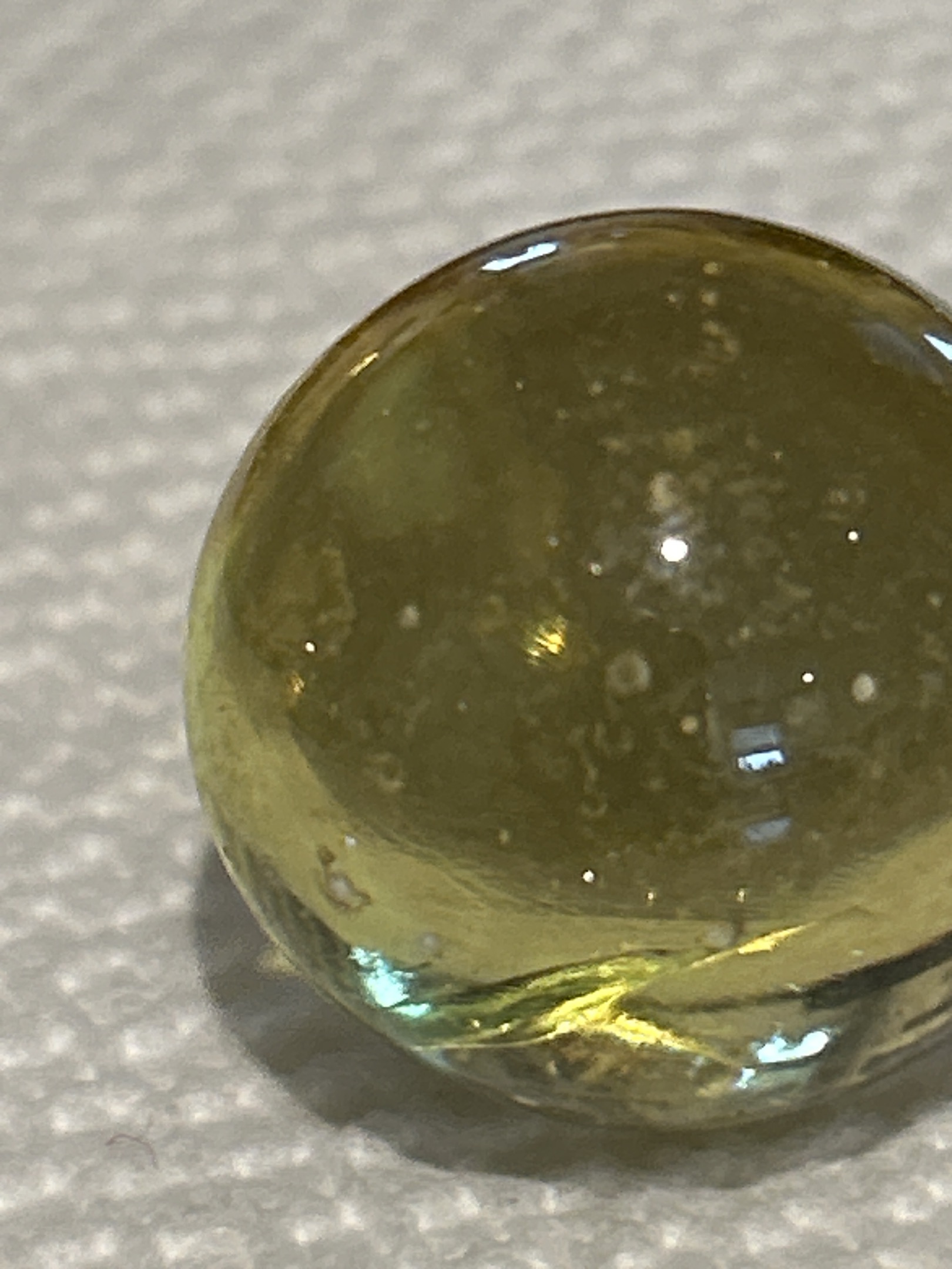Yellow-Green Transparent by Akro Agate