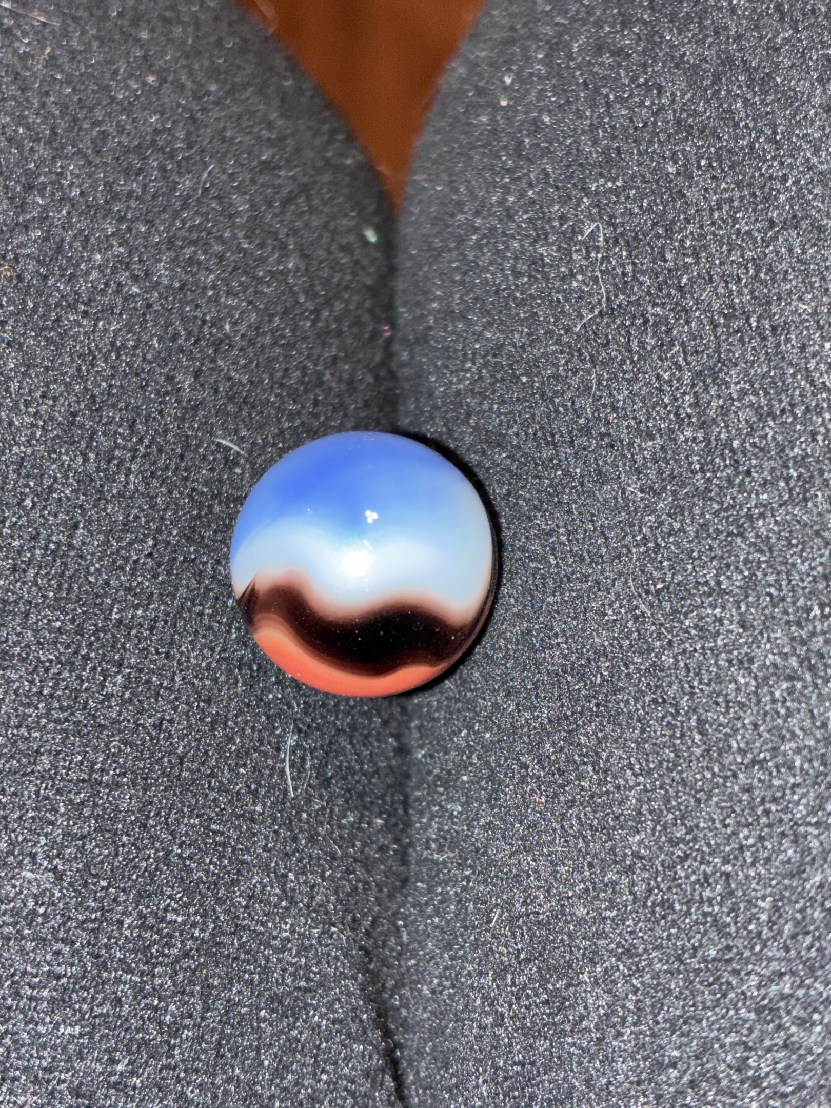 Tri-color (Red/White/Blue) by Vitro Agate Company