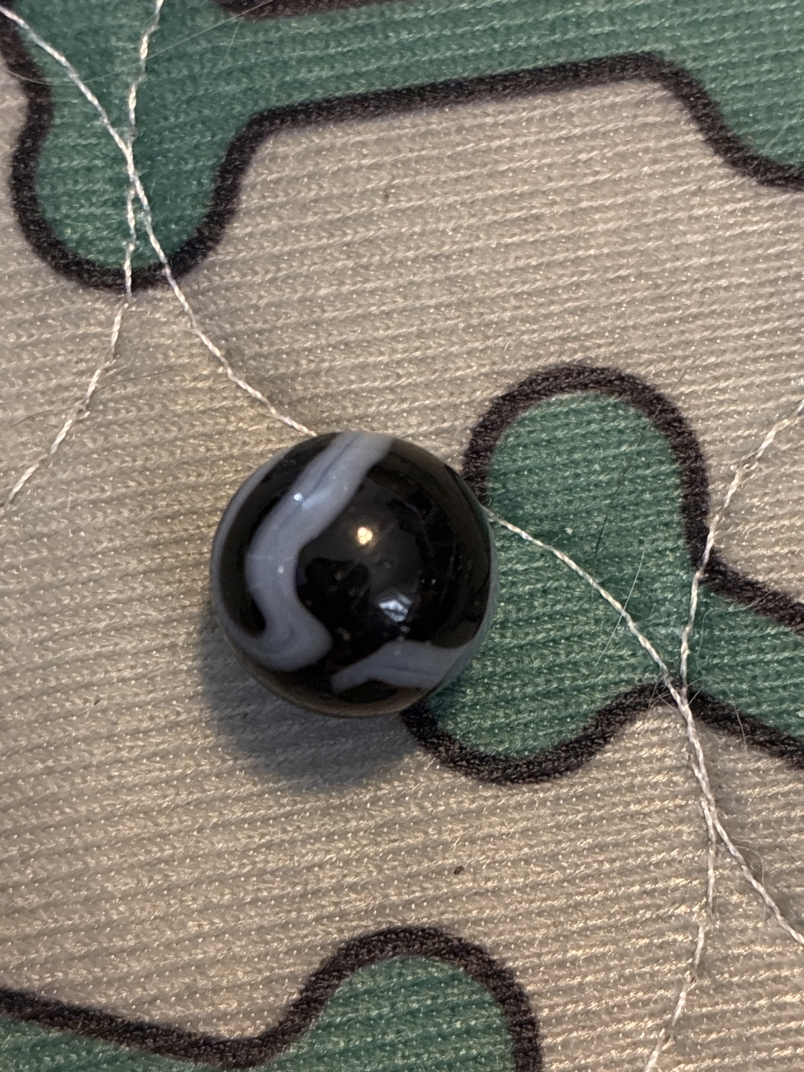 Black and White Swirl by Alley Agate