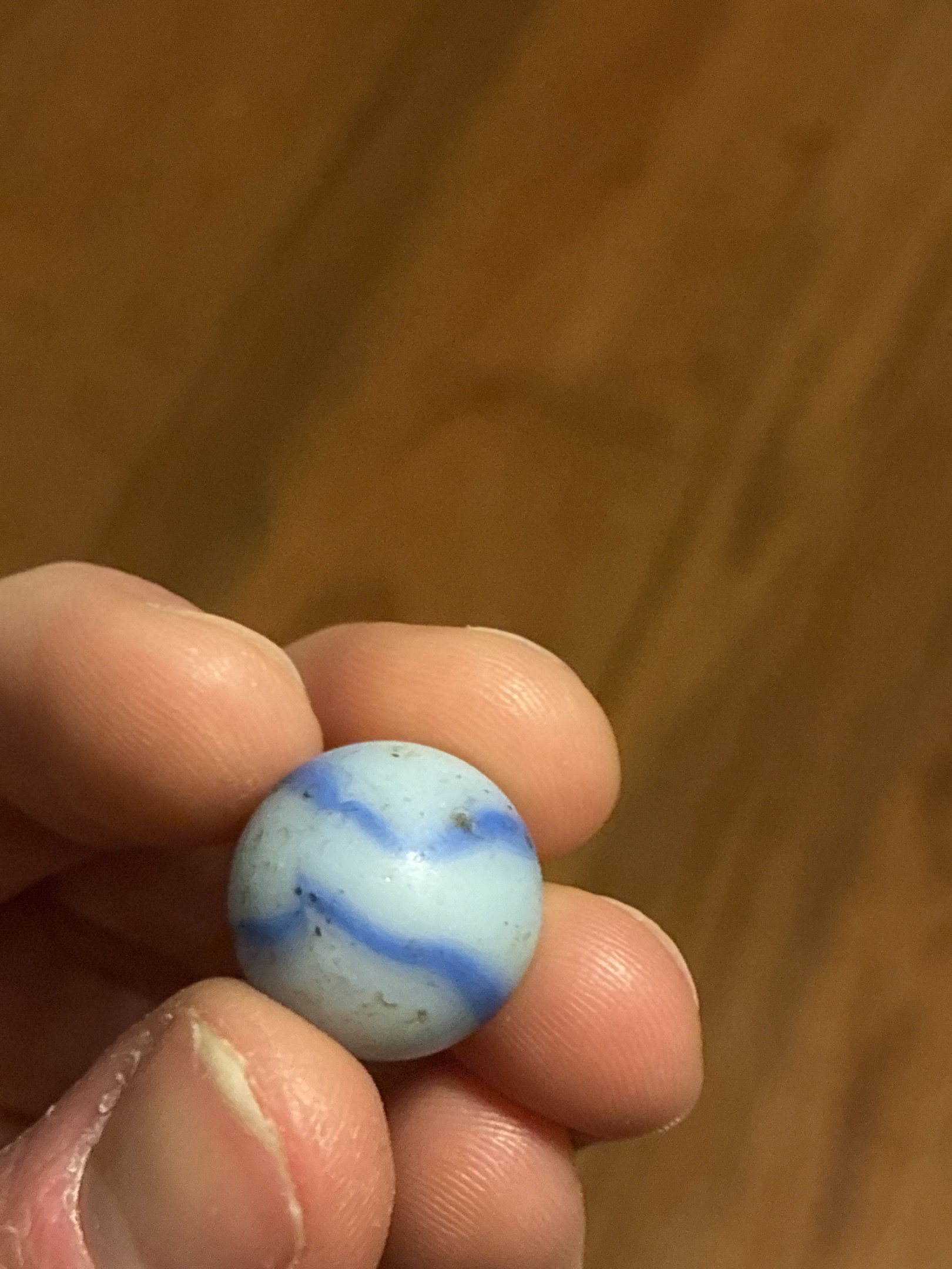 Blue on Blue by Vitro Agate Company, identification view