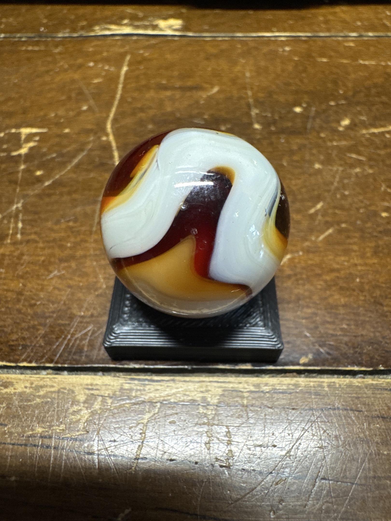 Three-Color Swirl (Shooter) by Christensen Agate Company