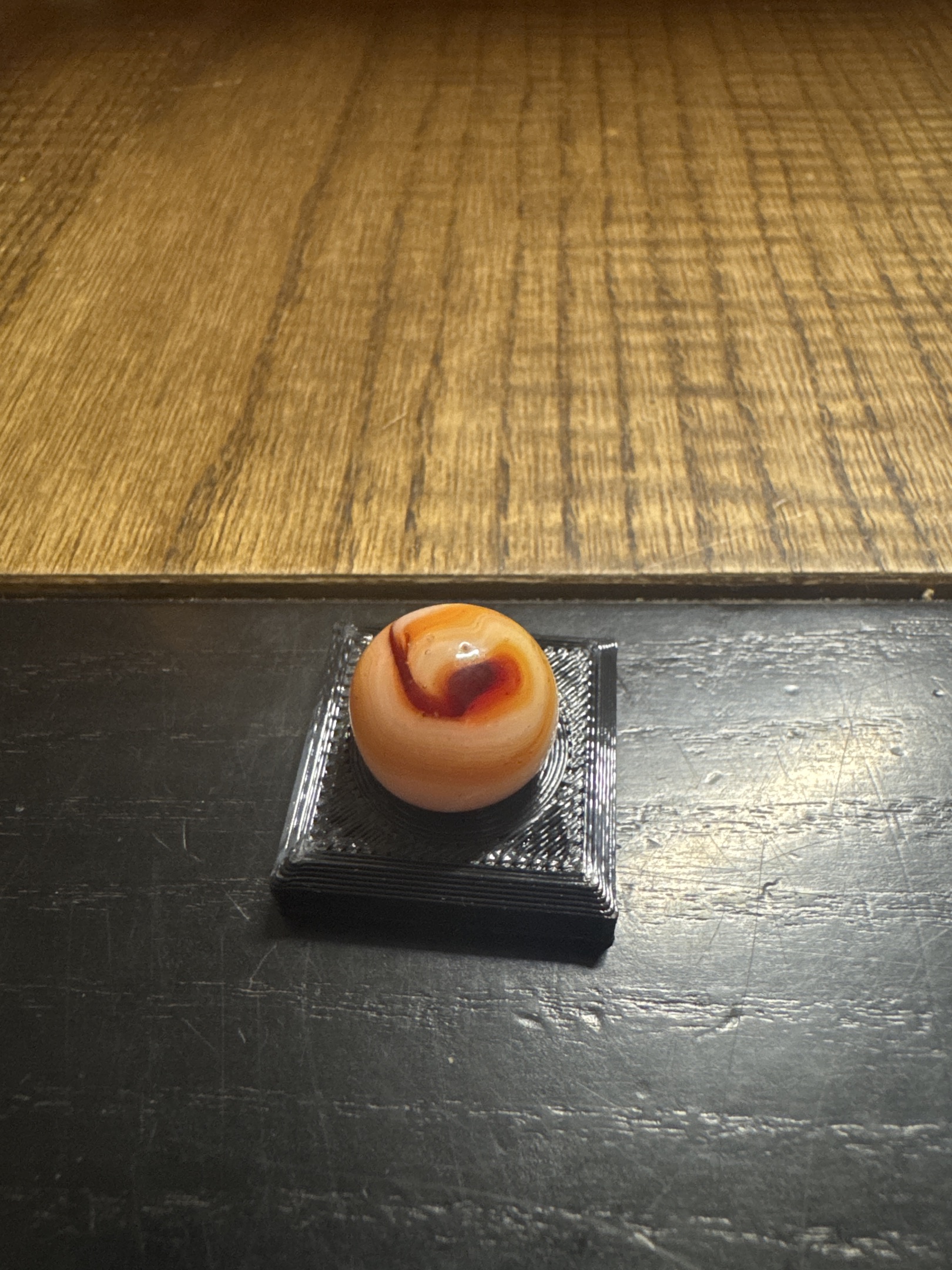 Red and Orange Rainbo by Peltier Glass Company