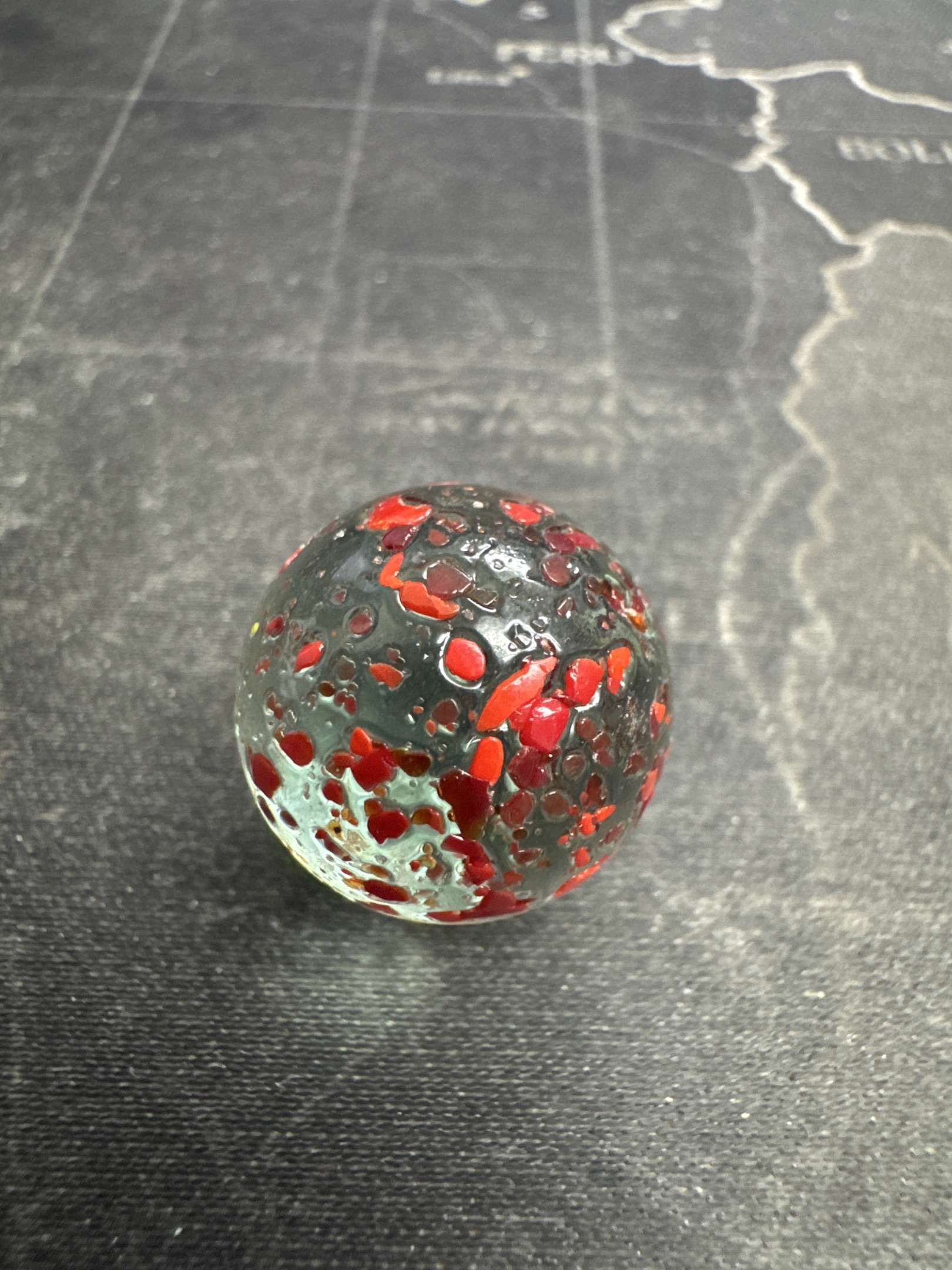 Red Confetti by Vacor de Mexico (Mega Marbles)
