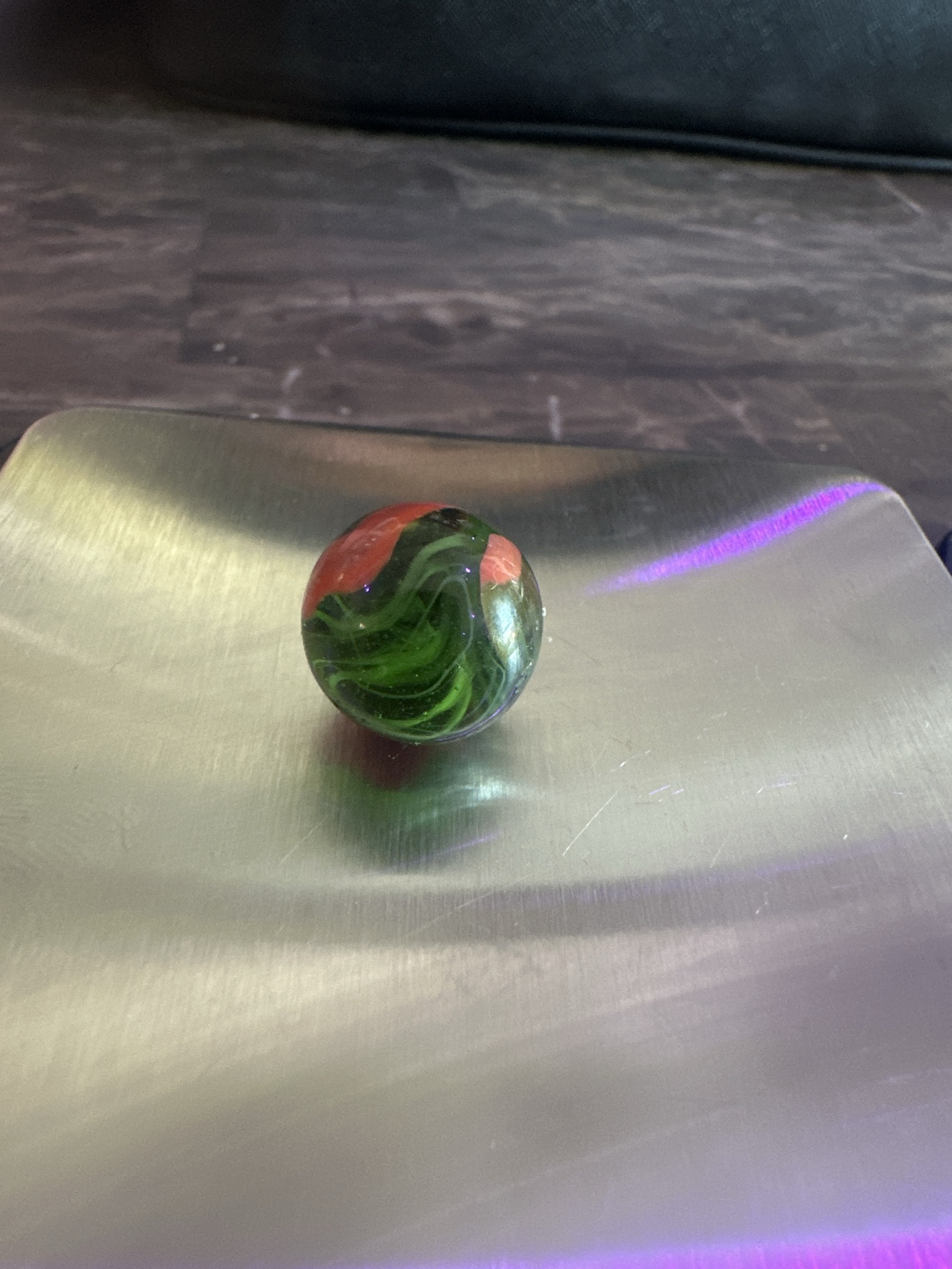 Christmas Tree by Peltier Glass Company, identification view
