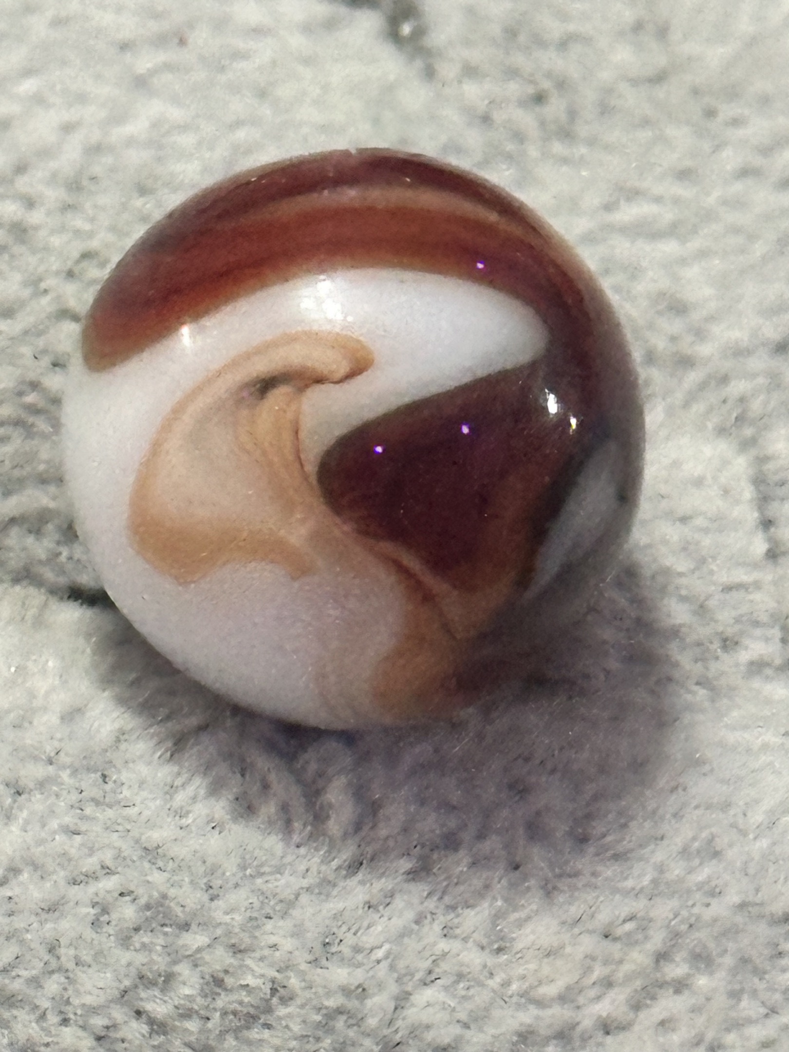 Coffee and Cream Swirl by Alley Agate, identification view