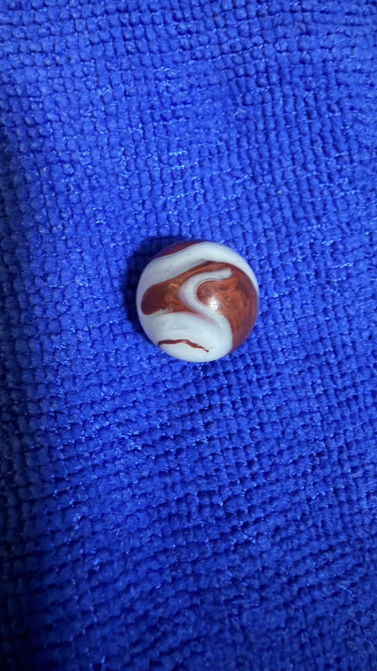 Red and White Prize Name by Akro Agate Company