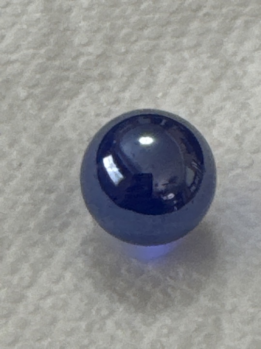 Blue Clearie by Marble King, identification view