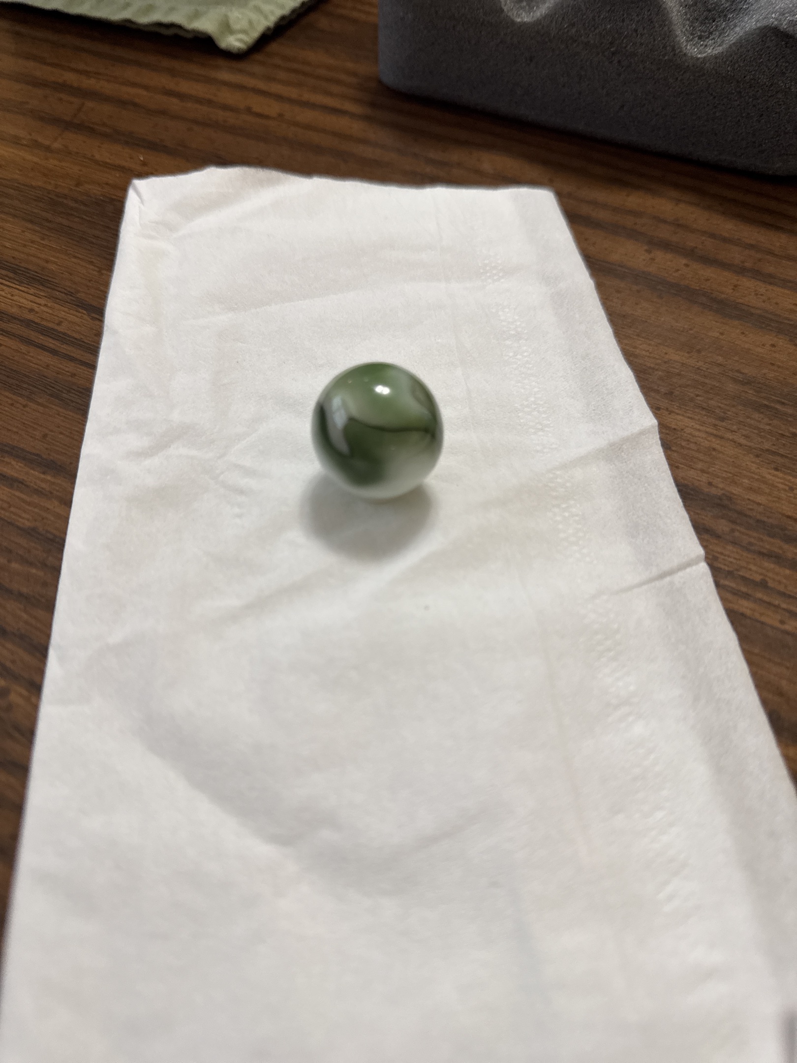 Green Slag Shooter by Alley Agate, identification view