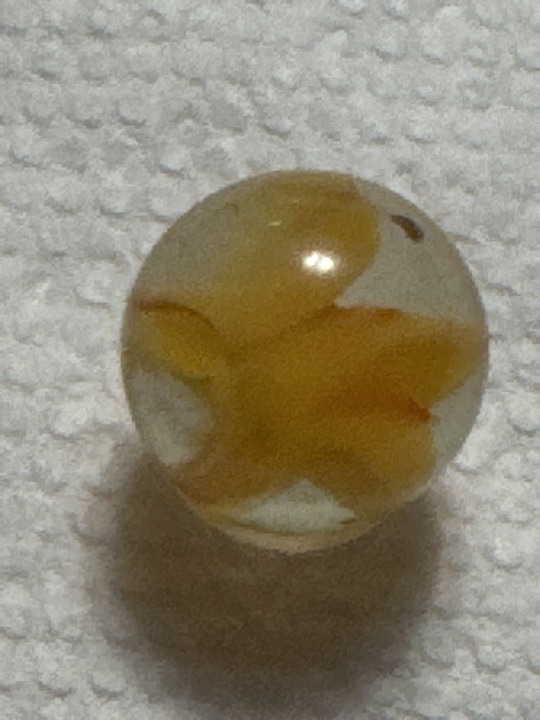 Yellow Cat's Eye - Butterscotch by Vitro Agate, identification view