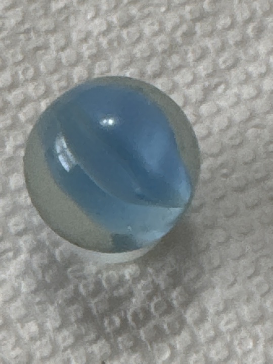 Blue Cat's Eye by Vitro Agate, identification view