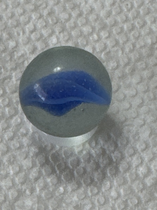 Blue Cat's Eye by Vitro Agate, identification view