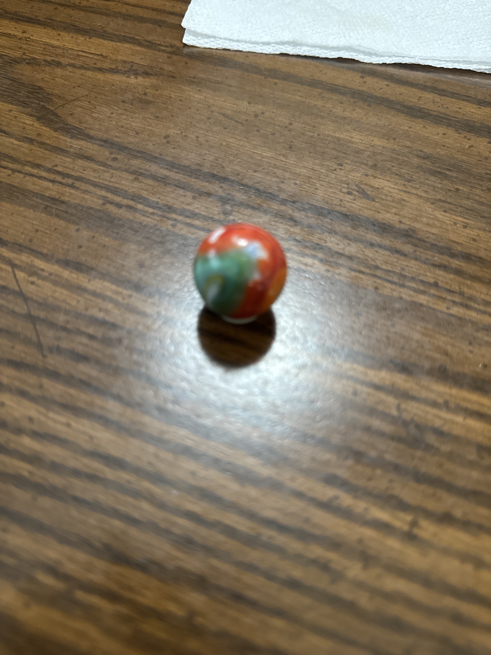 Tri-Color Patch (Red-Orange, Green, White) by Vitro Agate Company