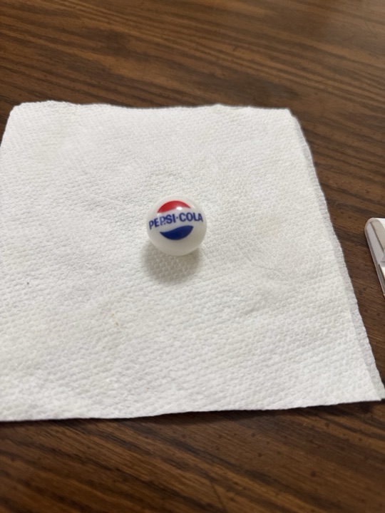 Pepsi-Cola Globe Logo by Vitro Agate, identification view