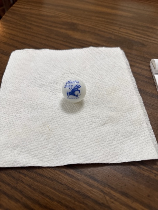 Marble Lady Albuquerque Souvenir by Vitro Agate Company, identification view