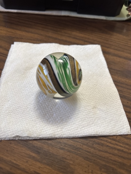 Jumbo Lutz End-of-Day Swirl by Contemporary Artisan, identification view