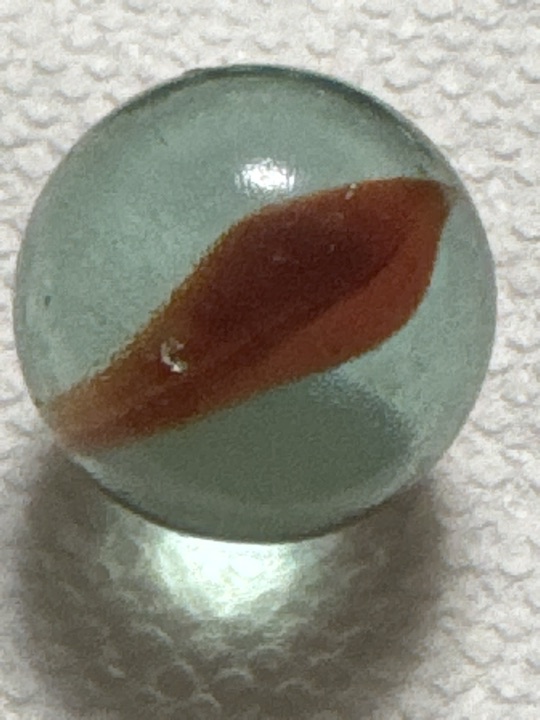 Red Single-Vane Shooter by Marble King, identification view