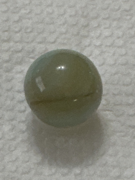 Pale Green Clearlie by Vitro Agate Company, identification view
