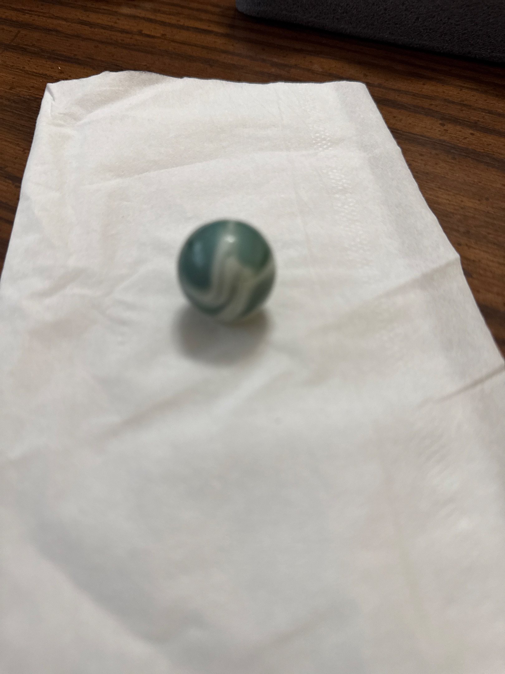 Green Slag by Akro Agate, identification view