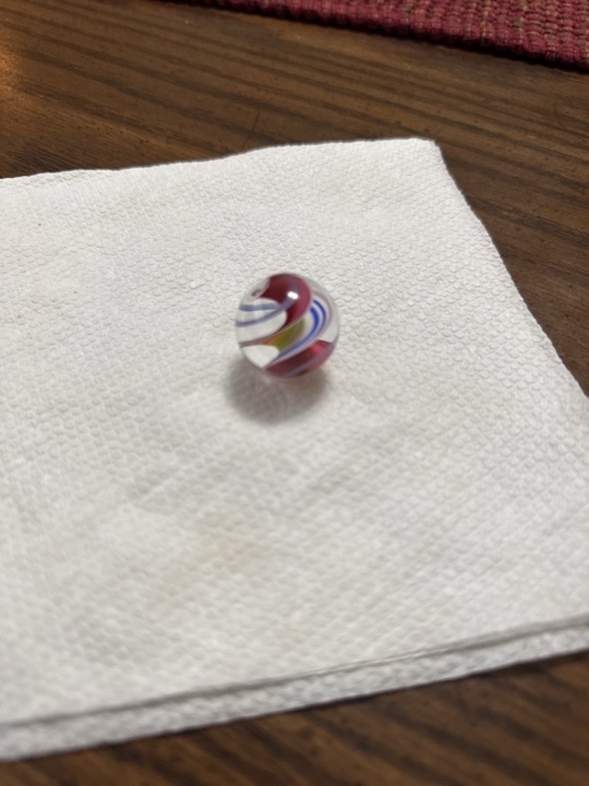 Rainbow Ribbon Shooter by Jabo / Contemporary Artisan, identification view