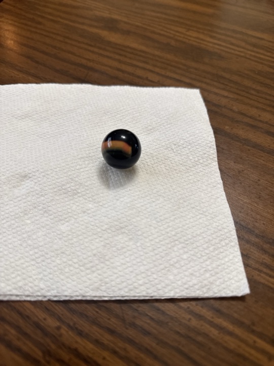 Black Onyx Special - Tri-Color Patch by Akro Agate, identification view