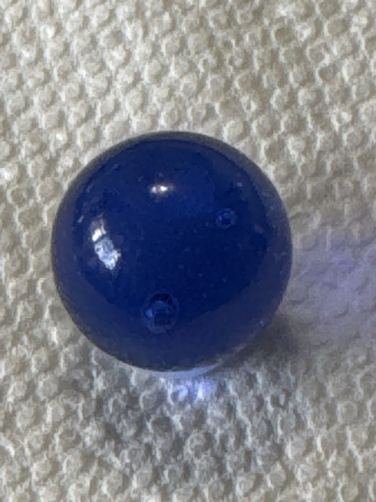 Blue Clearie by Vitro Agate Company, identification view