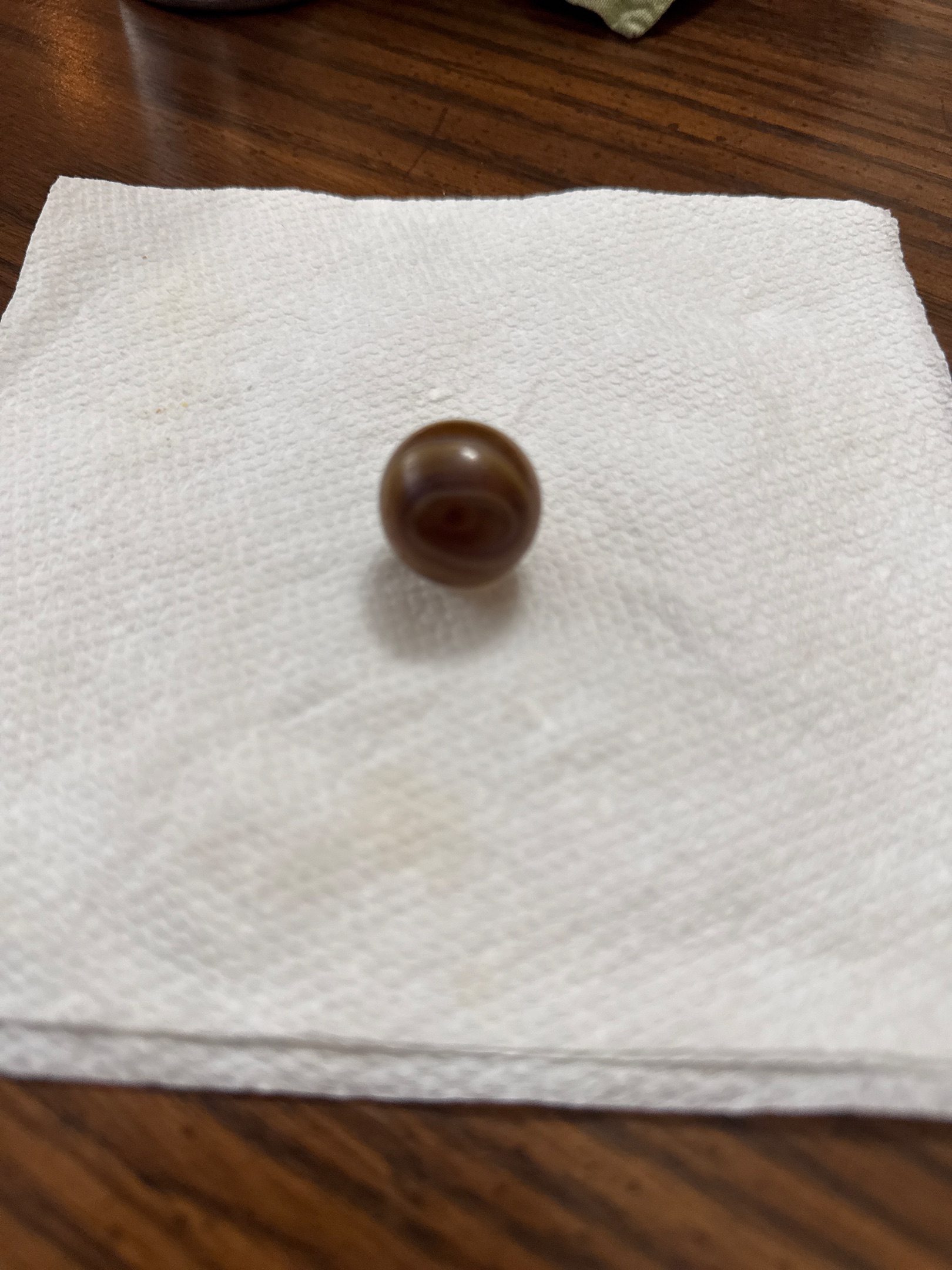 Banded Bullseye Carnelian Agate by German Stone Cutters (Idar-Oberstein)
