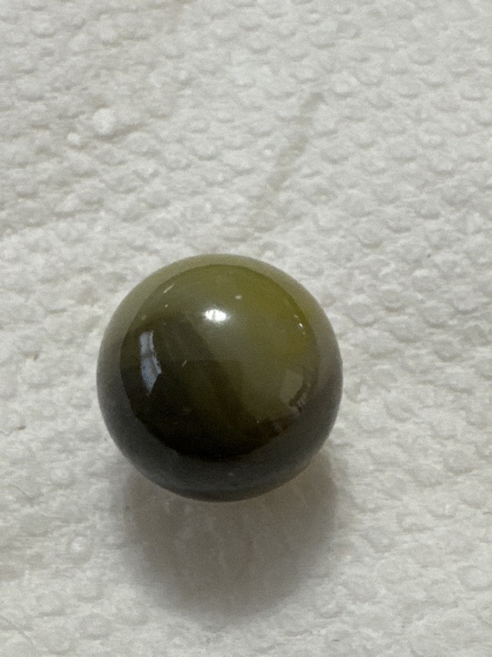 Blackie Olive by Vitro Agate Co., identification view