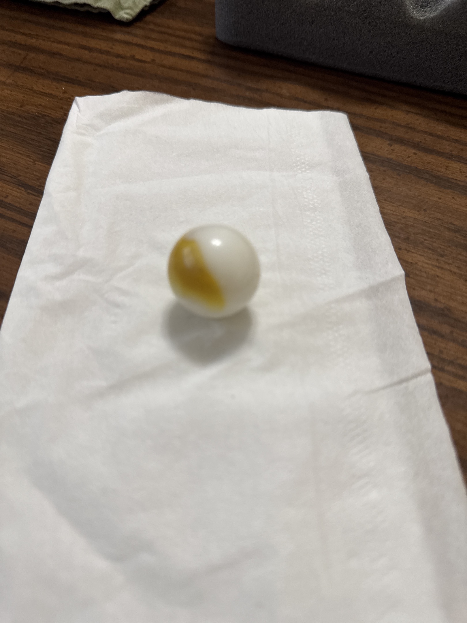 Egg Yolk - Fried Egg Patch by Akro Agate, identification view