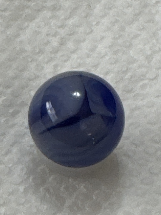 Blue Slag by Akro Agate, identification view