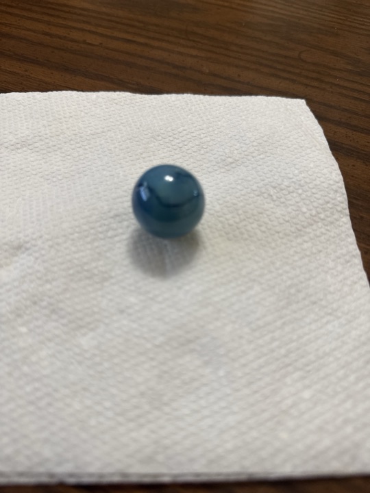 Blue Slag by Akro Agate, identification view