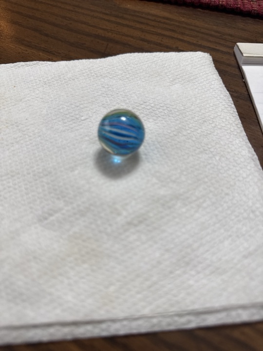 Blue Feather by Alley Agate Company, identification view