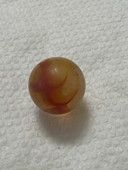 Carnelian Agate by Akro Agate, identification view