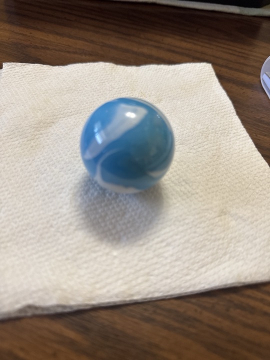 Blue Dolphin by Vacor de Mexico (Mega Marbles), identification view