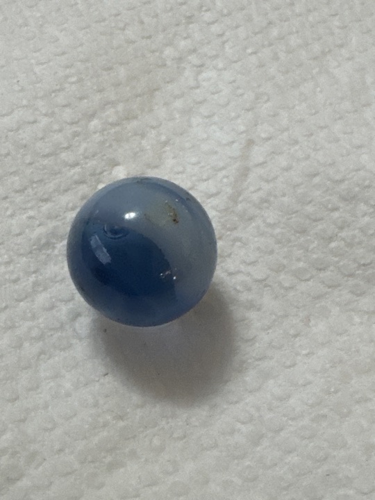 Blue Slag by Akro Agate, identification view