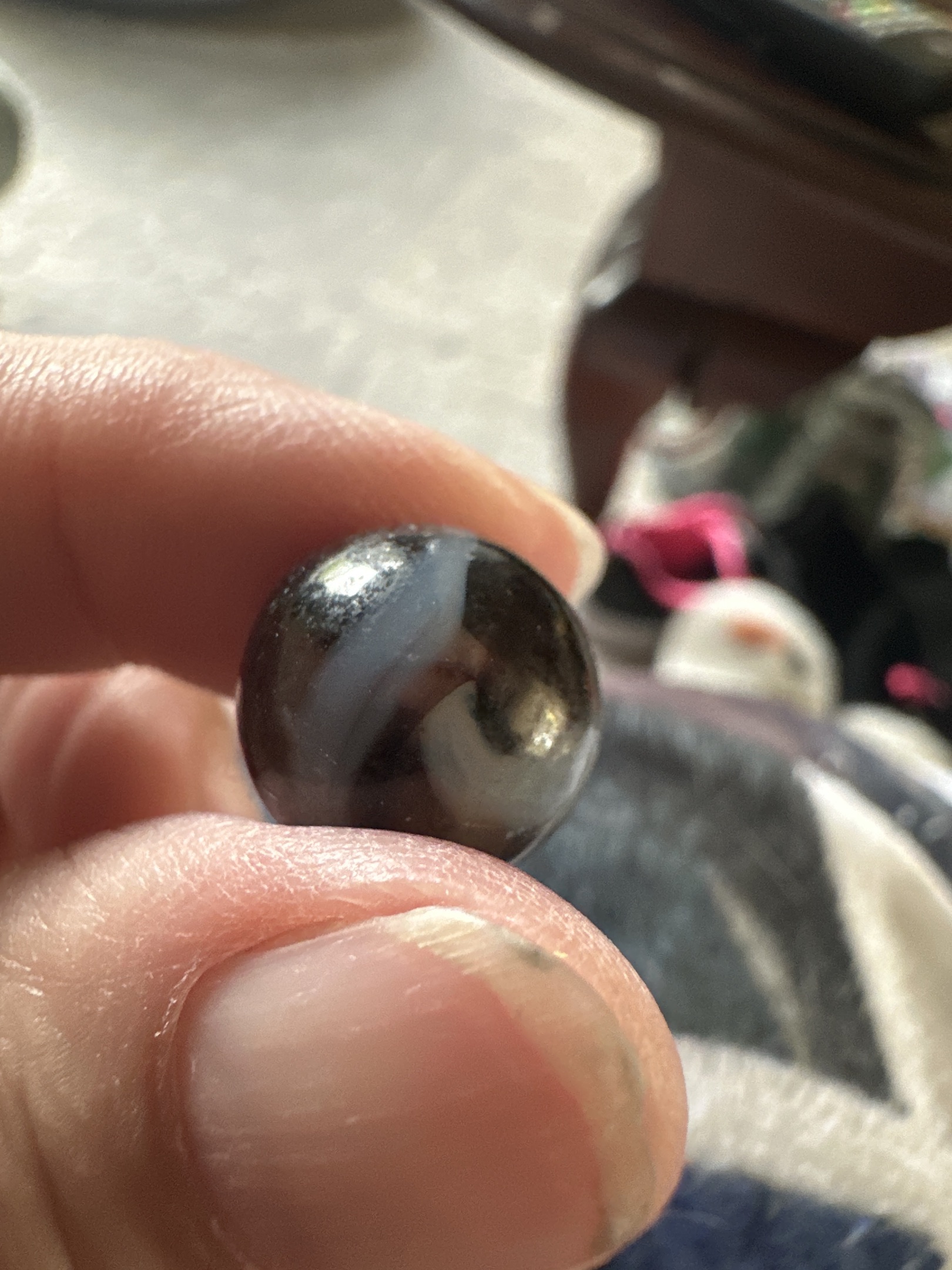 Black and White Swirl by Alley Agate