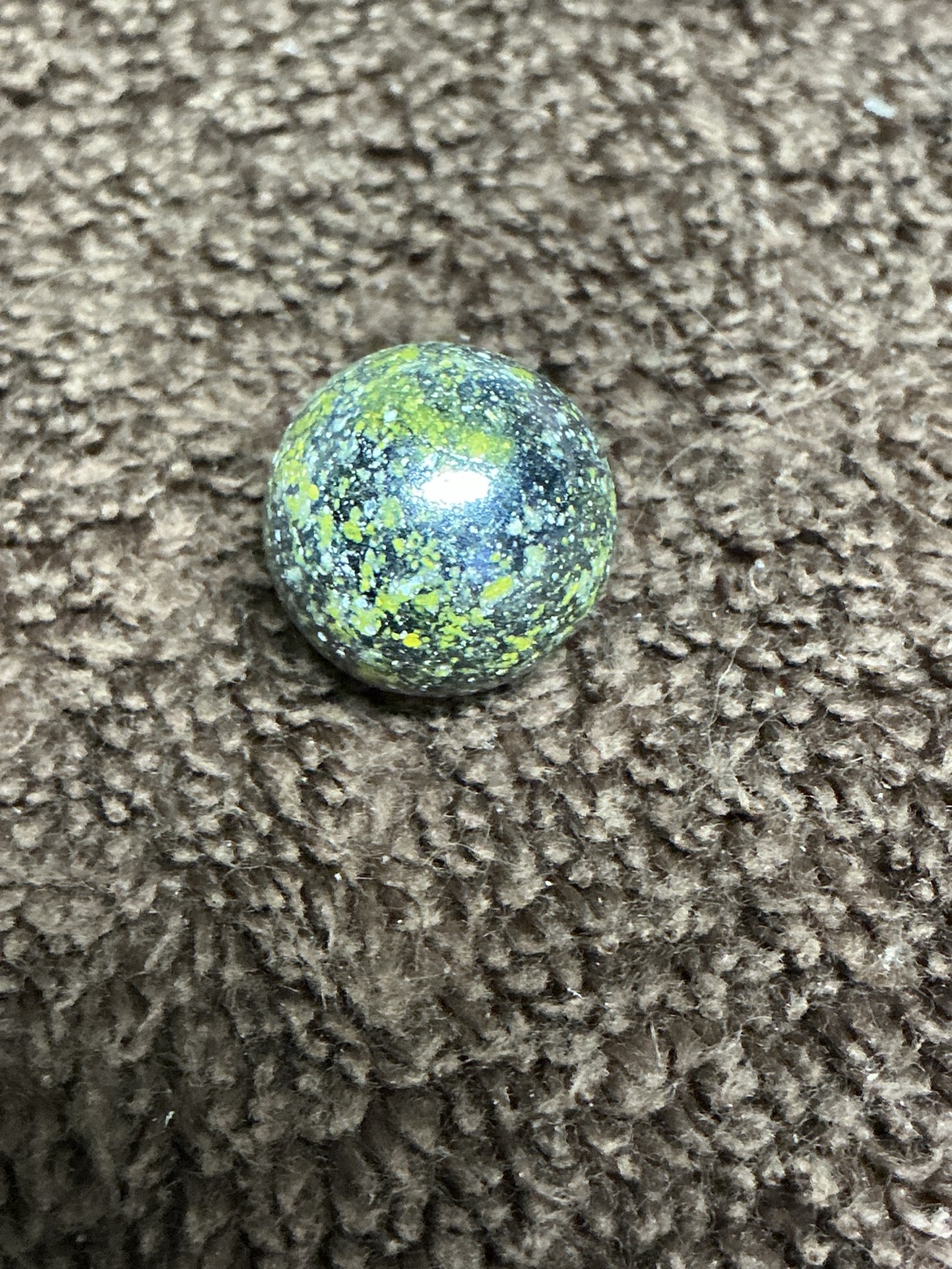 Mottled Green and Yellow Bennington by Unknown German / American Potteries