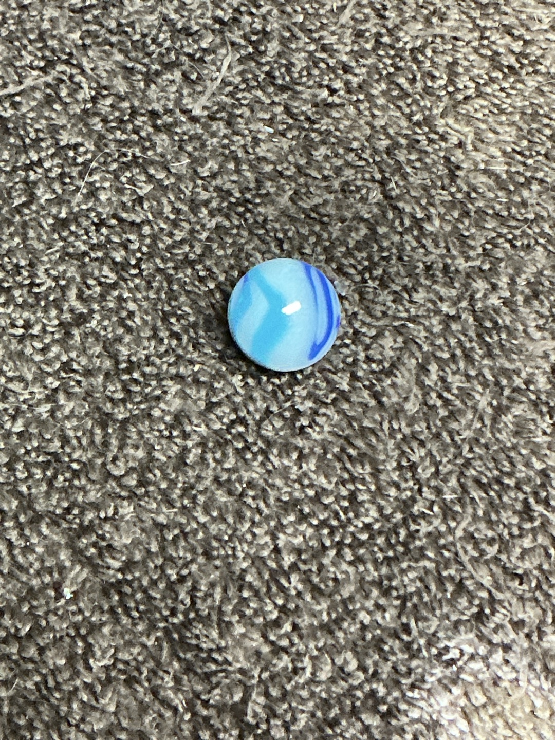 All-Red / Blue Variant (Tri-Lite / Dual-Color Swirl) by Vitro Agate Company