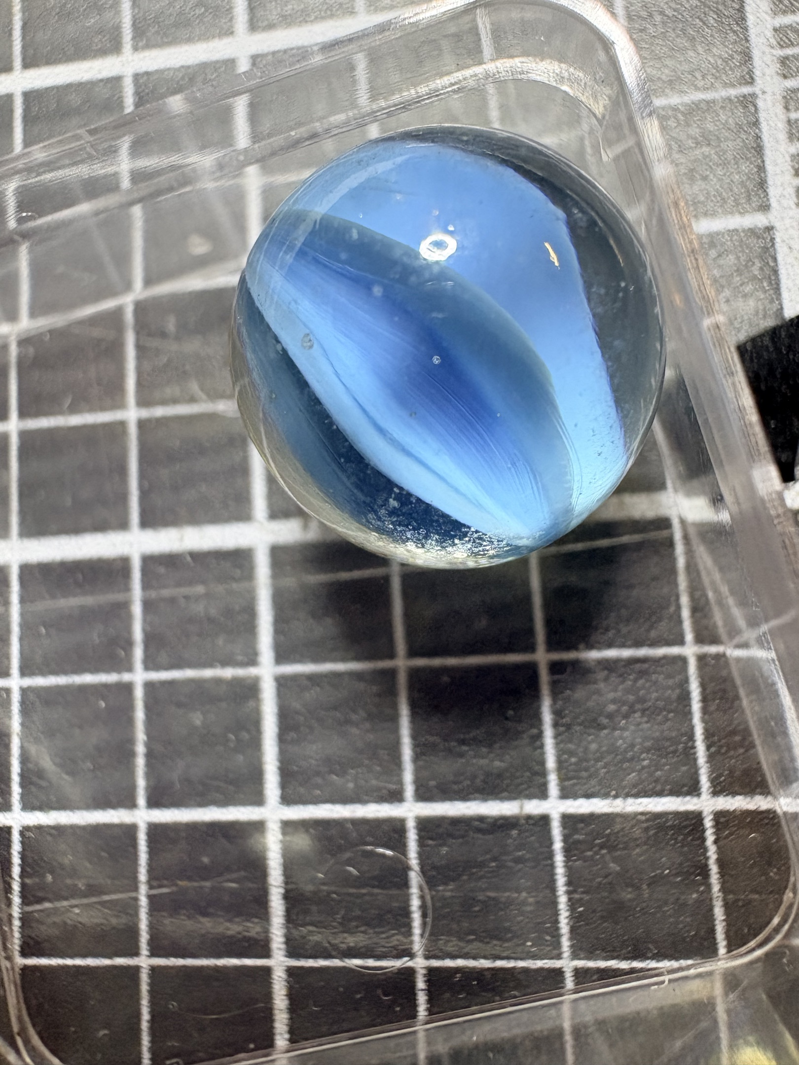 Blue 4-Vane by Vitro Agate Company