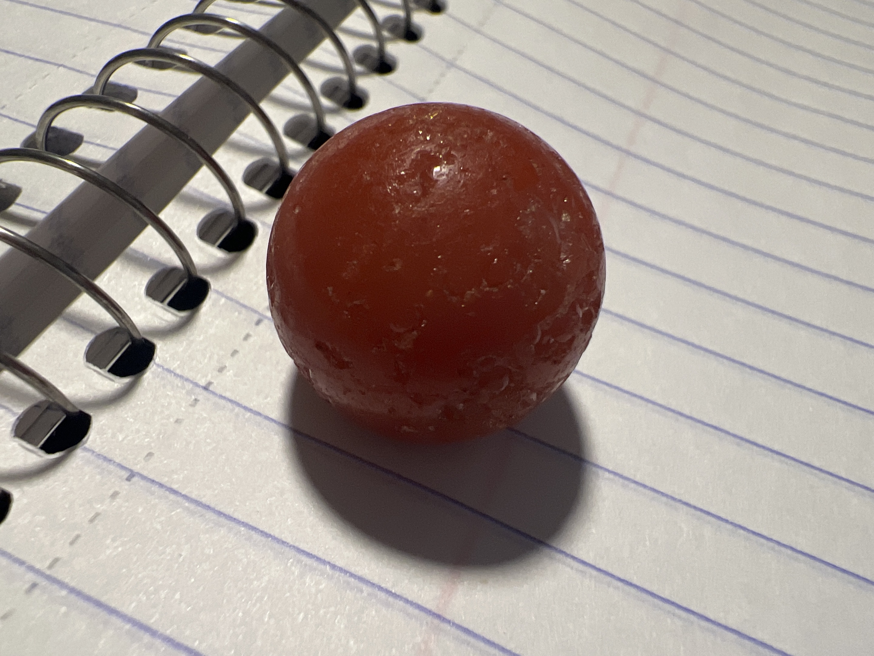 Orange Game Marble by Akro Agate Company